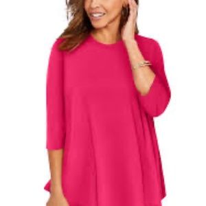 Hot Pink Fiore Piko Shirt